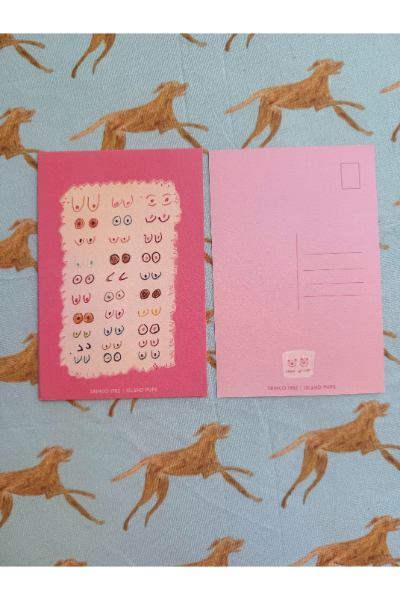 Touch Look Check - A6 Postcard